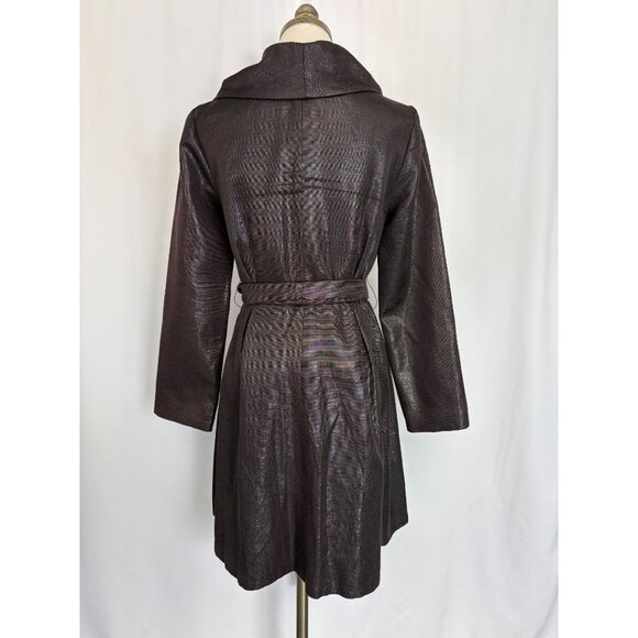 George Evening Belted Black Jacket, Women's Sz 10 - Picture 2 of 7